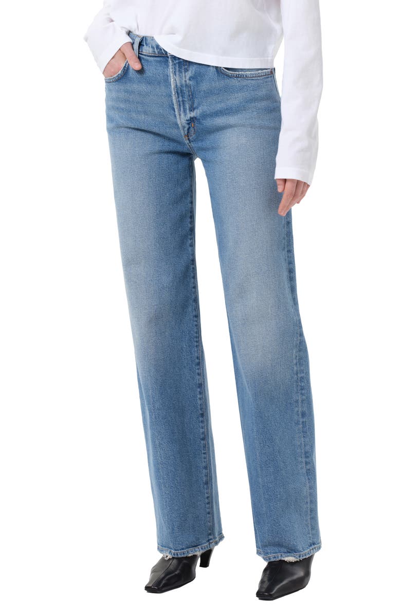 AGOLDE Harper Relaxed Straight Leg Jeans, Main, color, Forum