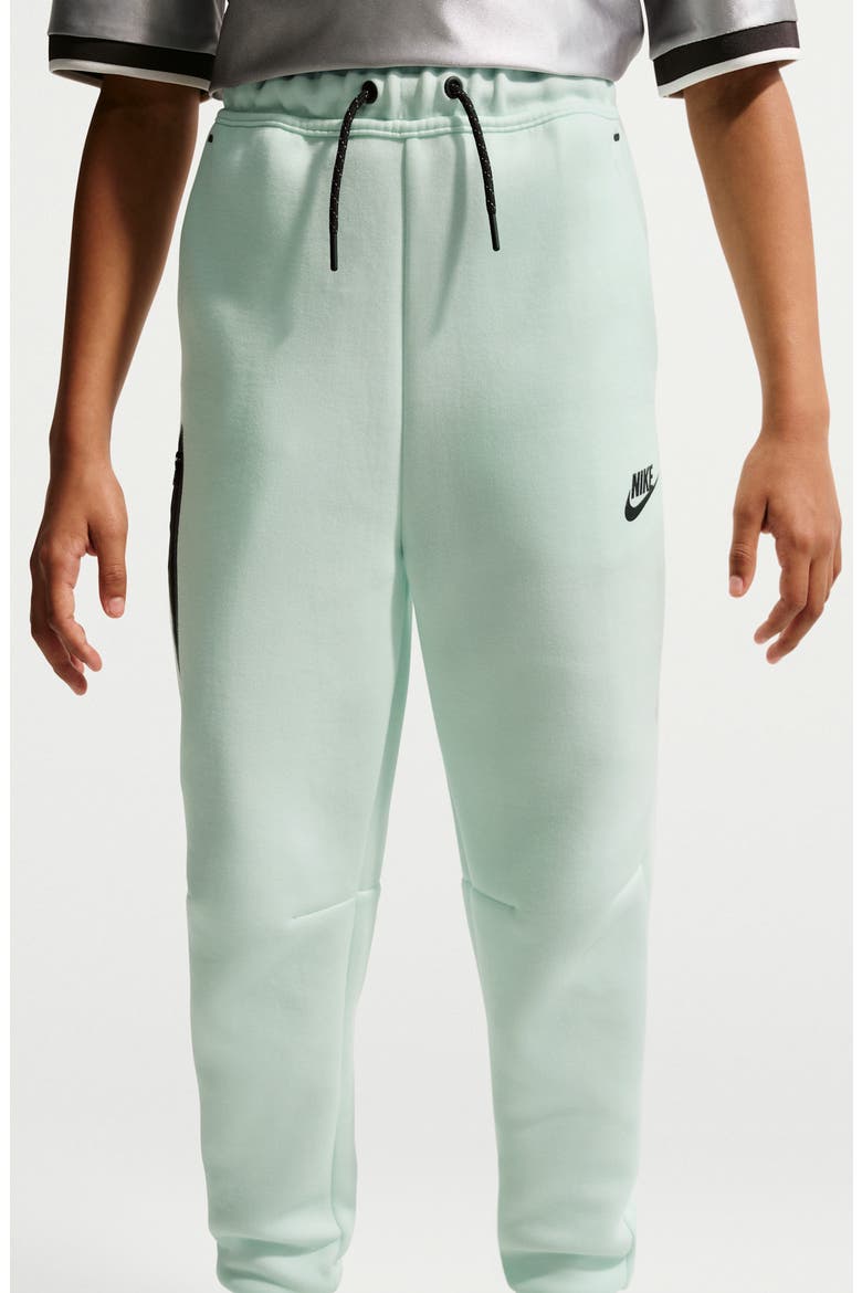 Kids' Sportswear Tech Fleece Joggers, Alternate, color, BARELY GREEN/ BLACK