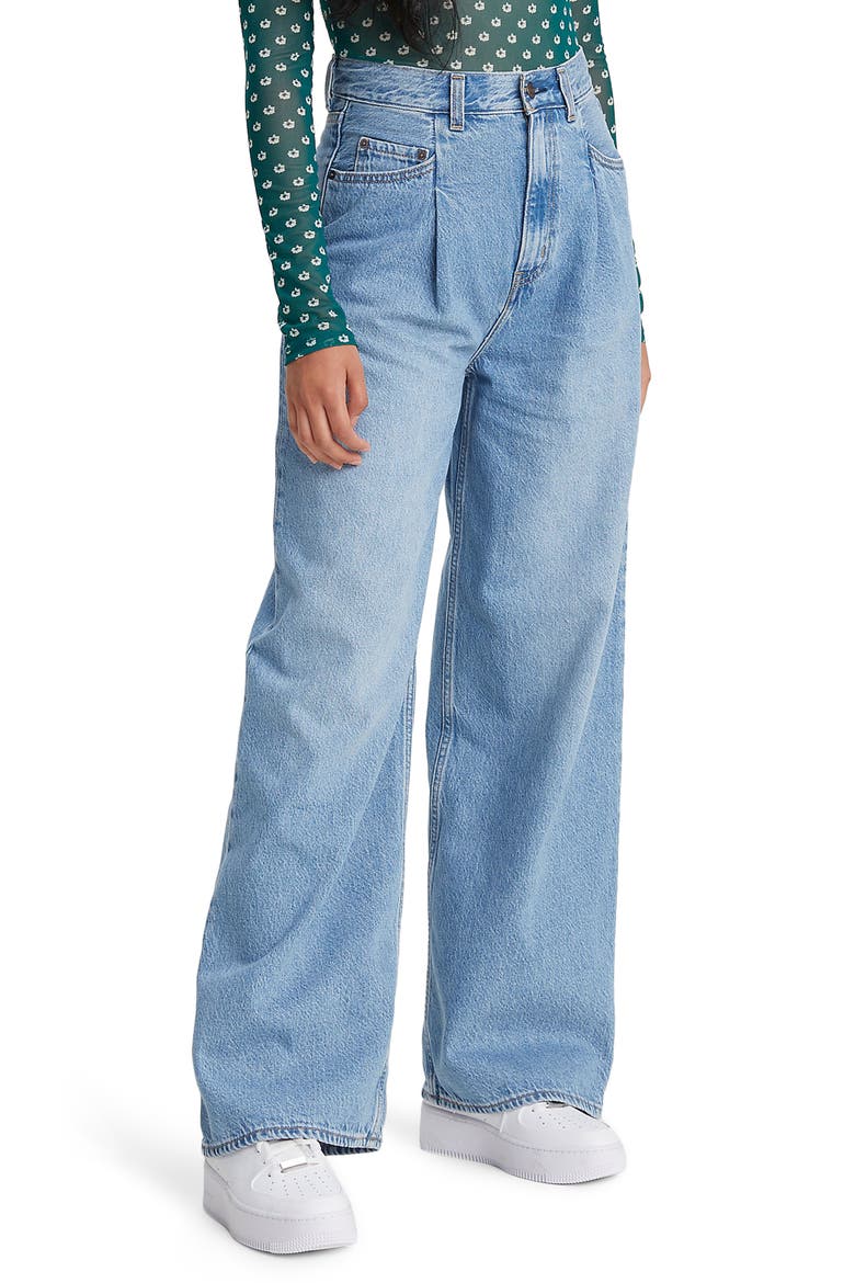 Levi's® Tailored Super High Waist Loose Jeans, Main, color, SHOW ME THE MONEY