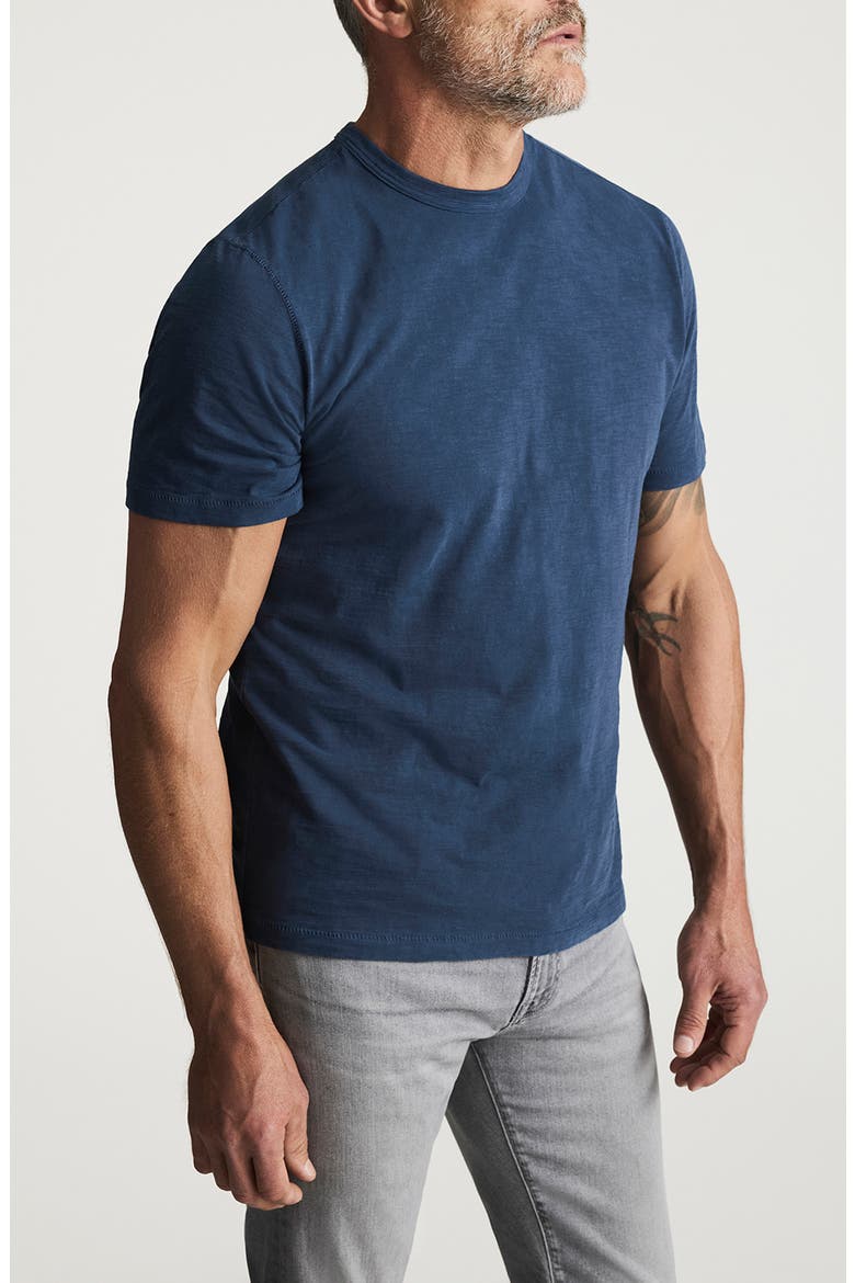 Slub Cotton Crewneck T-Shirt, Alternate, color, VINTAGE INDIGO