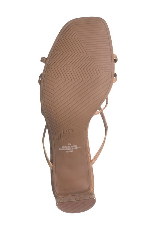 Bp. Karsyn Strappy Slide Sandal In Natural Cork