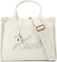 Kurt Geiger London Kurt Cotton Canvas Tote