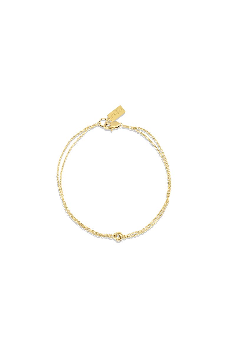 Set & Stones Lennan Love Knot Bracelet, Main, color, Gold