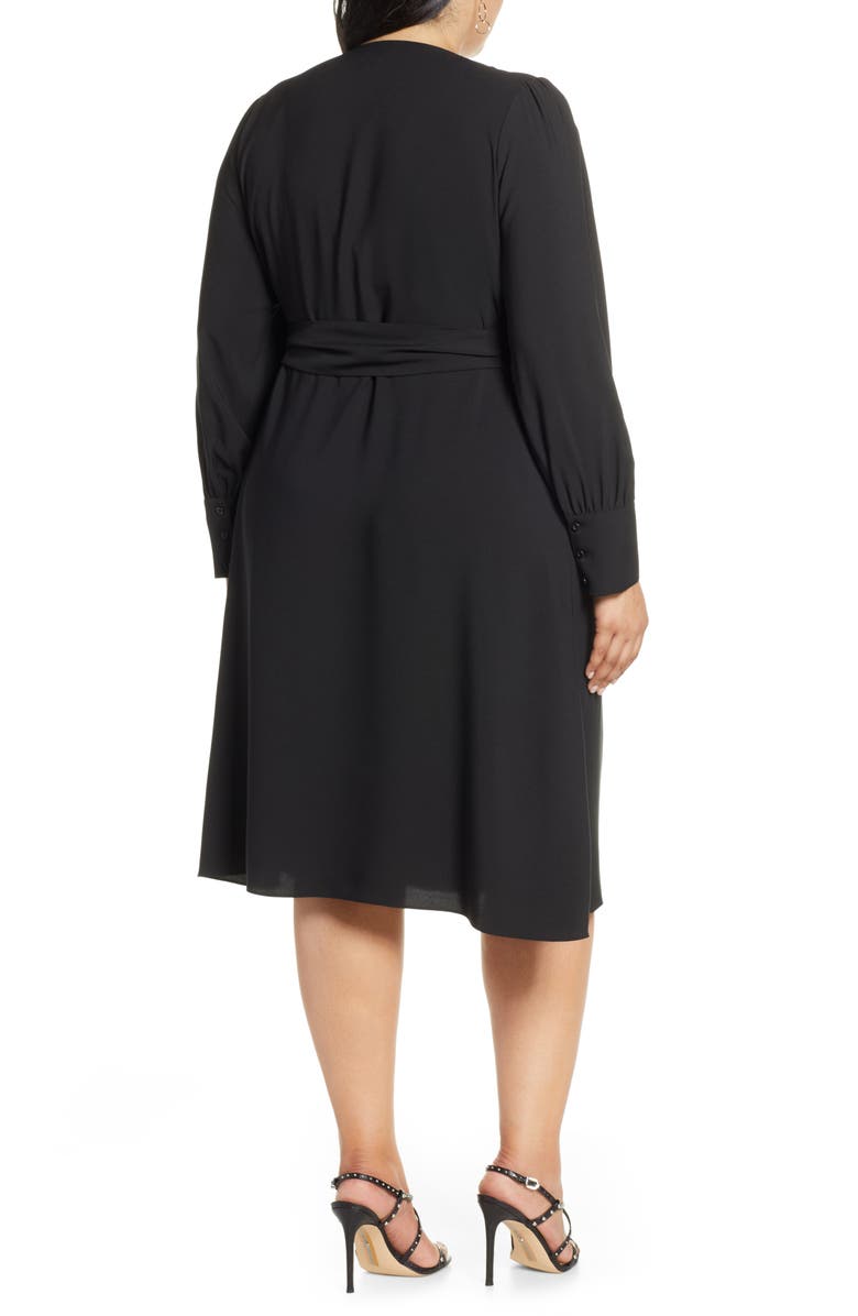 Halogen<sup>®</sup> Wrap Dress, Alternate, color, 