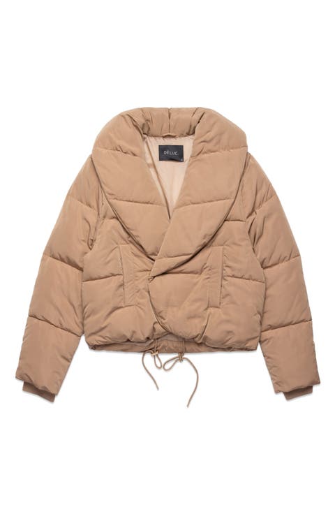 Gregory Quilted Crop Puffer Jacket