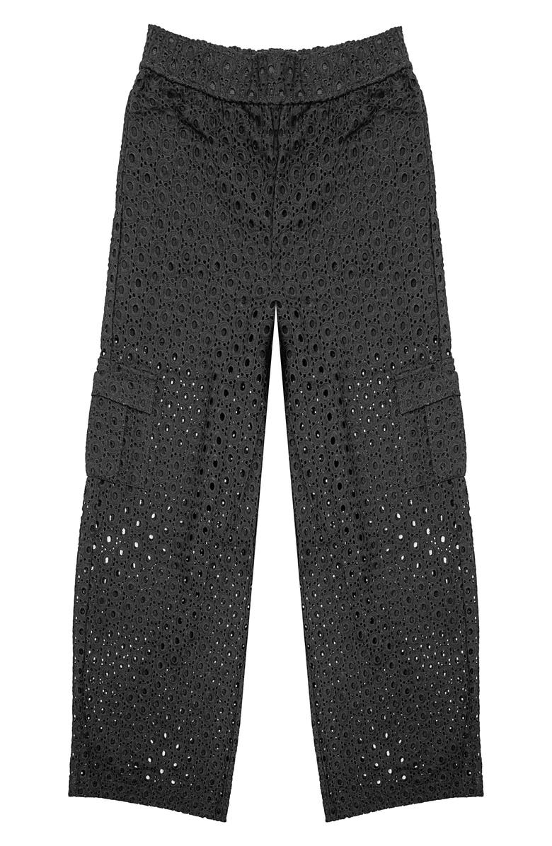 MIA New York Kids' Eyelet Cotton Cargo Pants, Main, color,