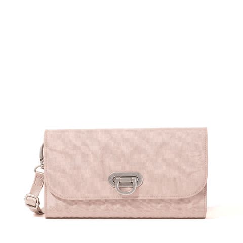 Coastal Flip Lock RFID Phone Wallet Crossbody Bag