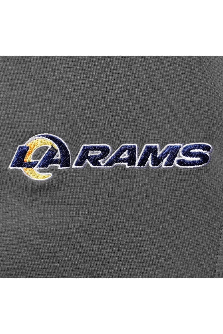 Men's Dunbrooke Charcoal Los Angeles Rams Circle Softshell Fleece Full-Zip Jacket, Alternate, color, Charcoal