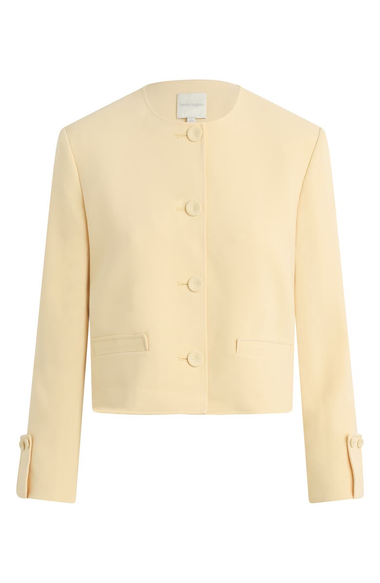 Favorite Daughter The Aurora Collarless Jacket, Alternate, color, Blondie