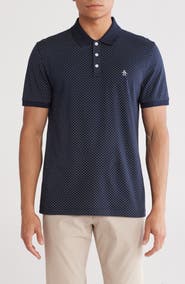 Original Penguin Ditsy Diamond Cotton Jersey Polo