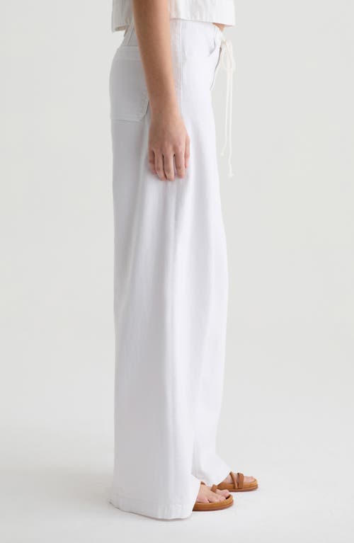 Ag Stella Drawstring Wide Leg Jeans