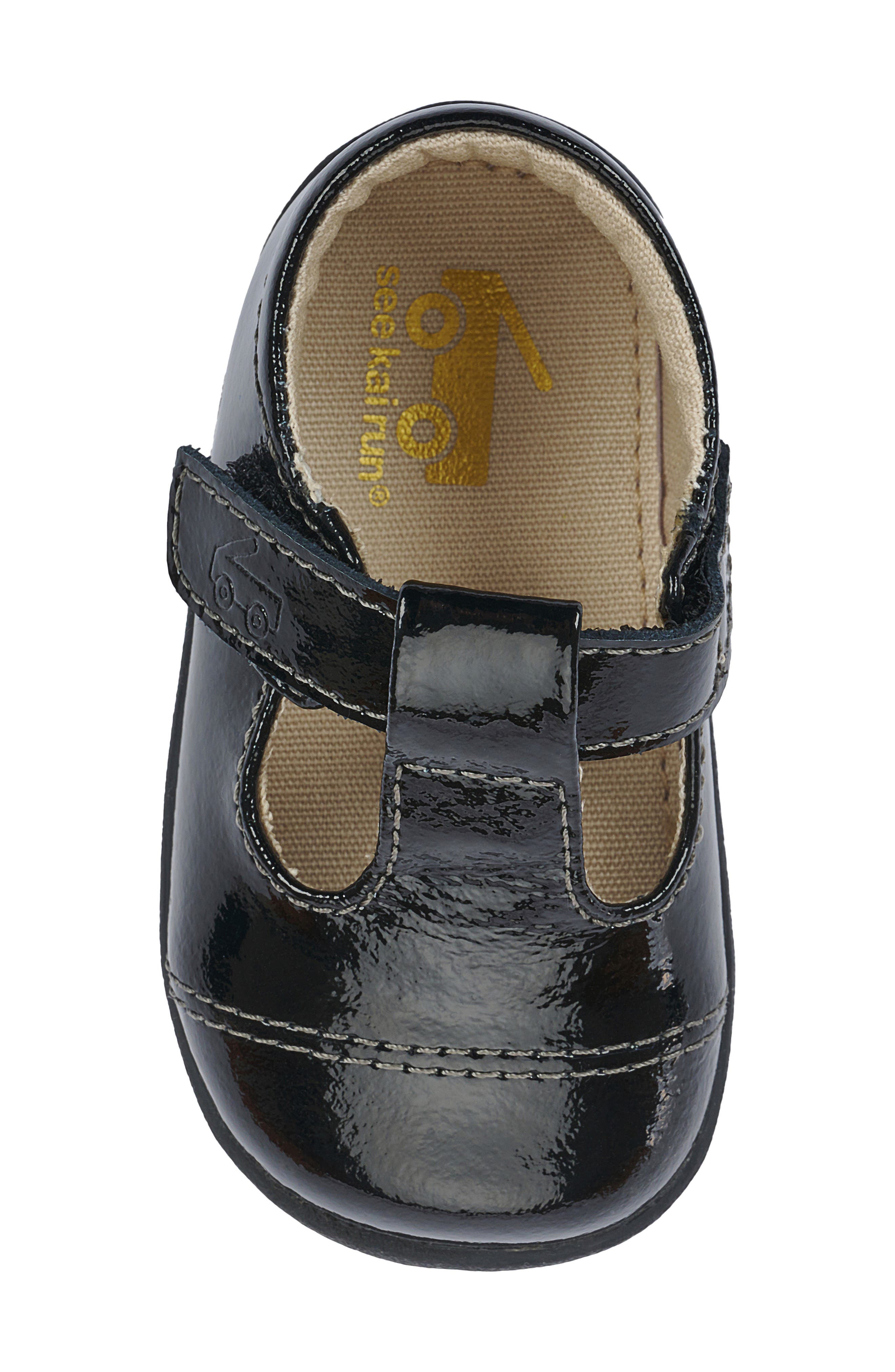 See Kai Run Bianca Mini Mary Jane Flat, Alternate, color, Black Patent