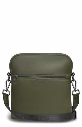 CHAMPS Onyx Leather Crossbody Bag