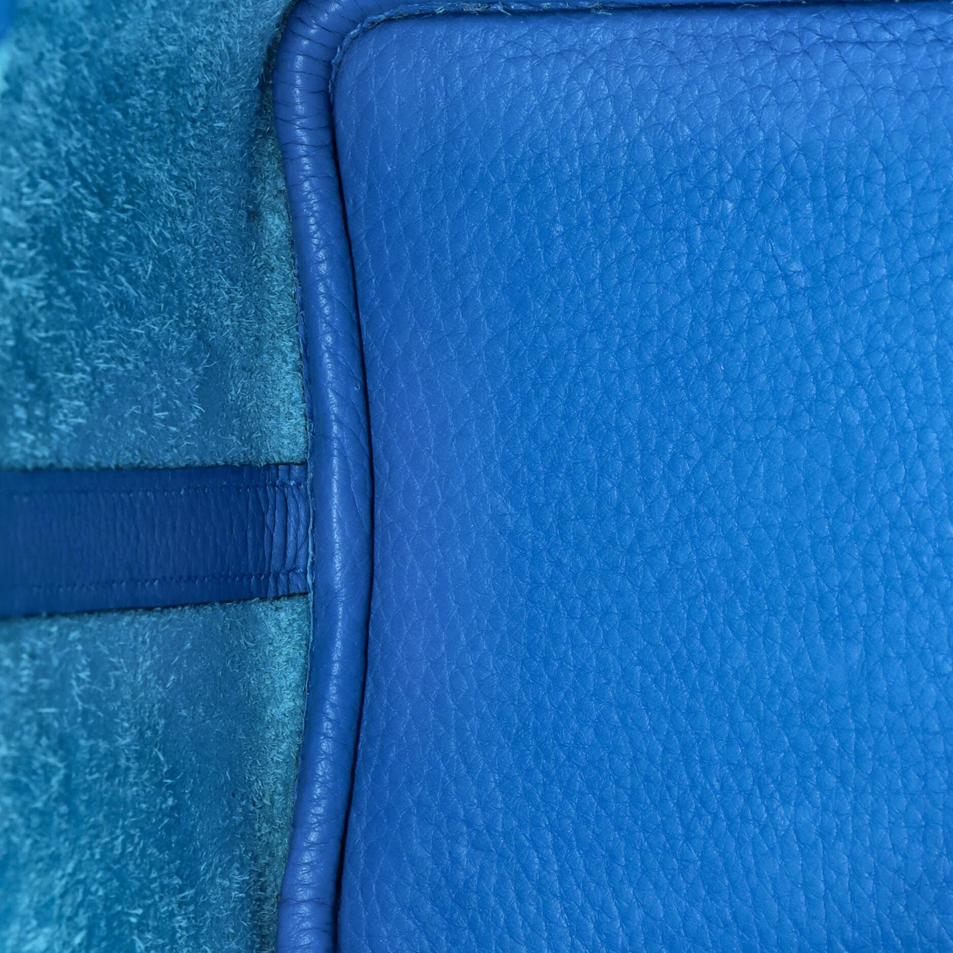 Pre-Owned Hermes Picotin Lock Bag Clemence PM, Alternate, color, Bleu Zanzibar