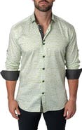 Maceoo Class Tetris Button-Up Shirt