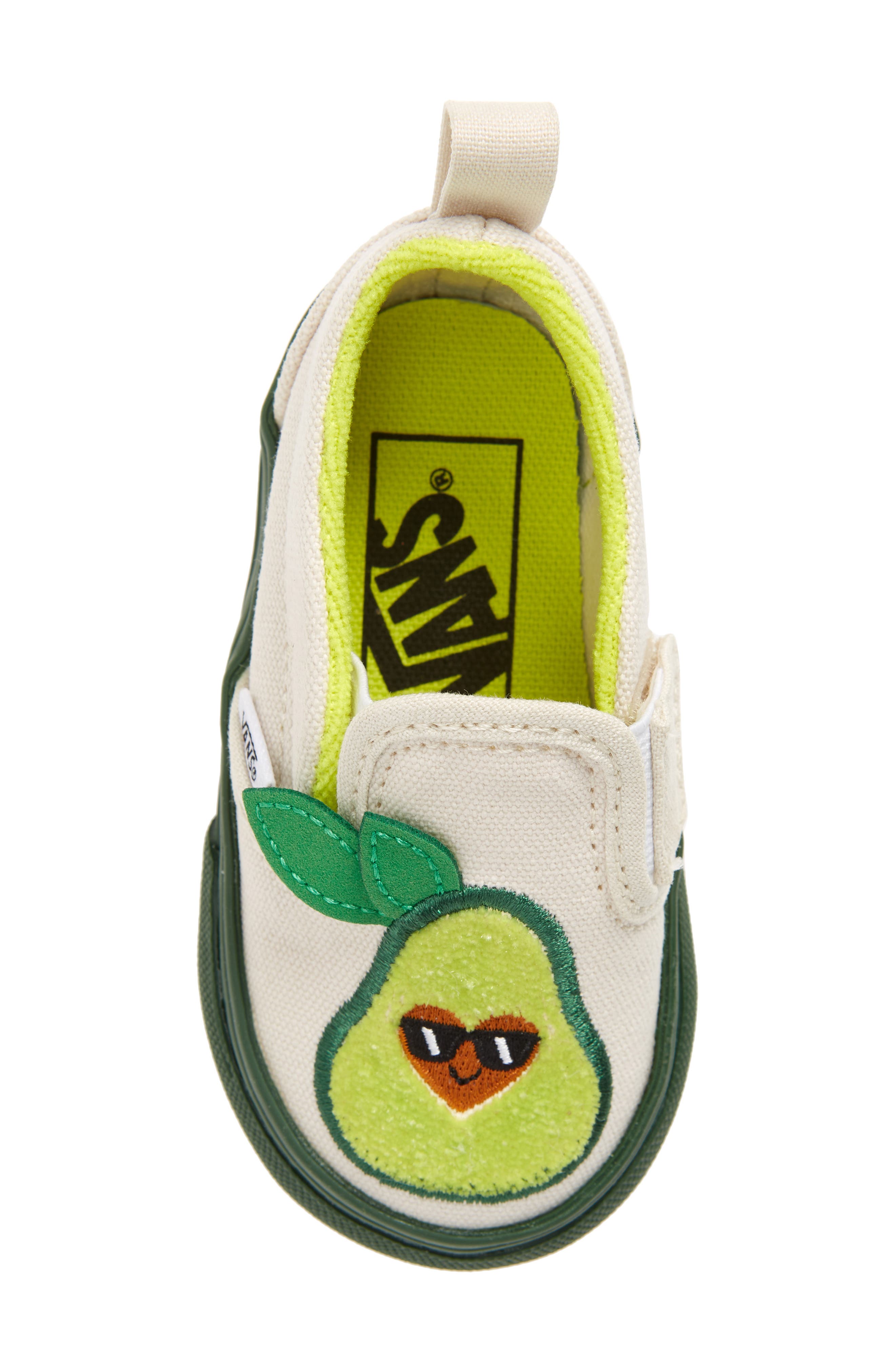 Vans Kid's Avocado Slip-On Sneaker, Alternate, color, 