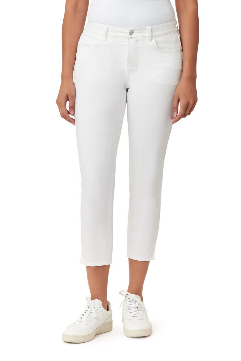 Belted Skinny Crop Jeans, Alternate, color, WINDERMERE WHITE FLORAL