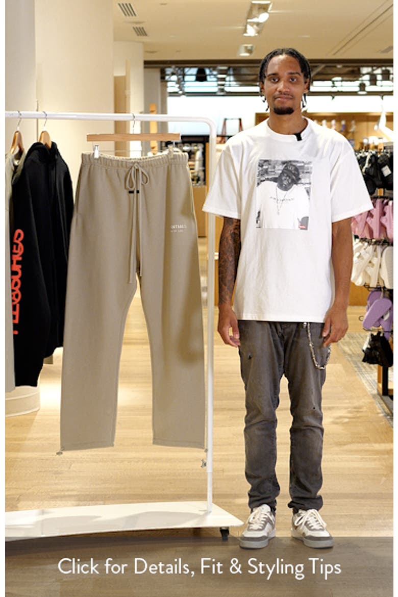 Fear of God Essentials Relaxed Fleece Sweatpants (Men) | Nordstrom