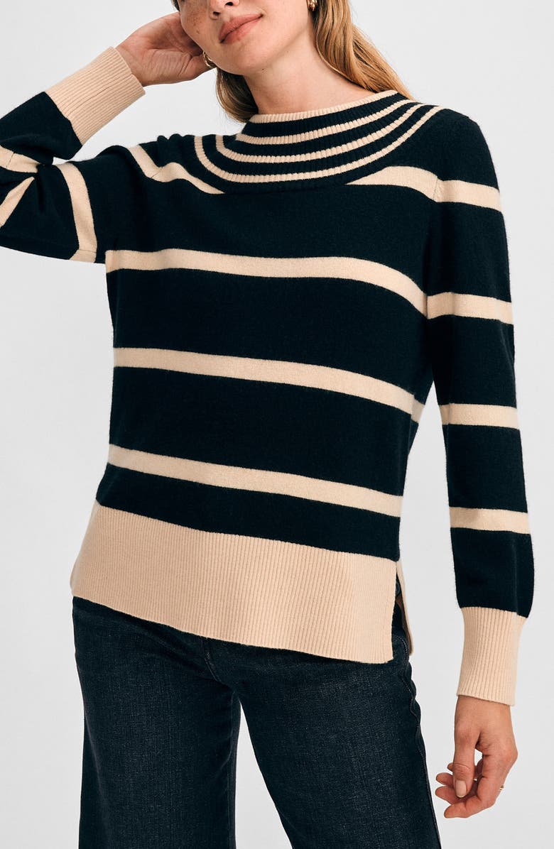 Isaac Mizrahi New York Mock Neck Sweater, Main, color, 