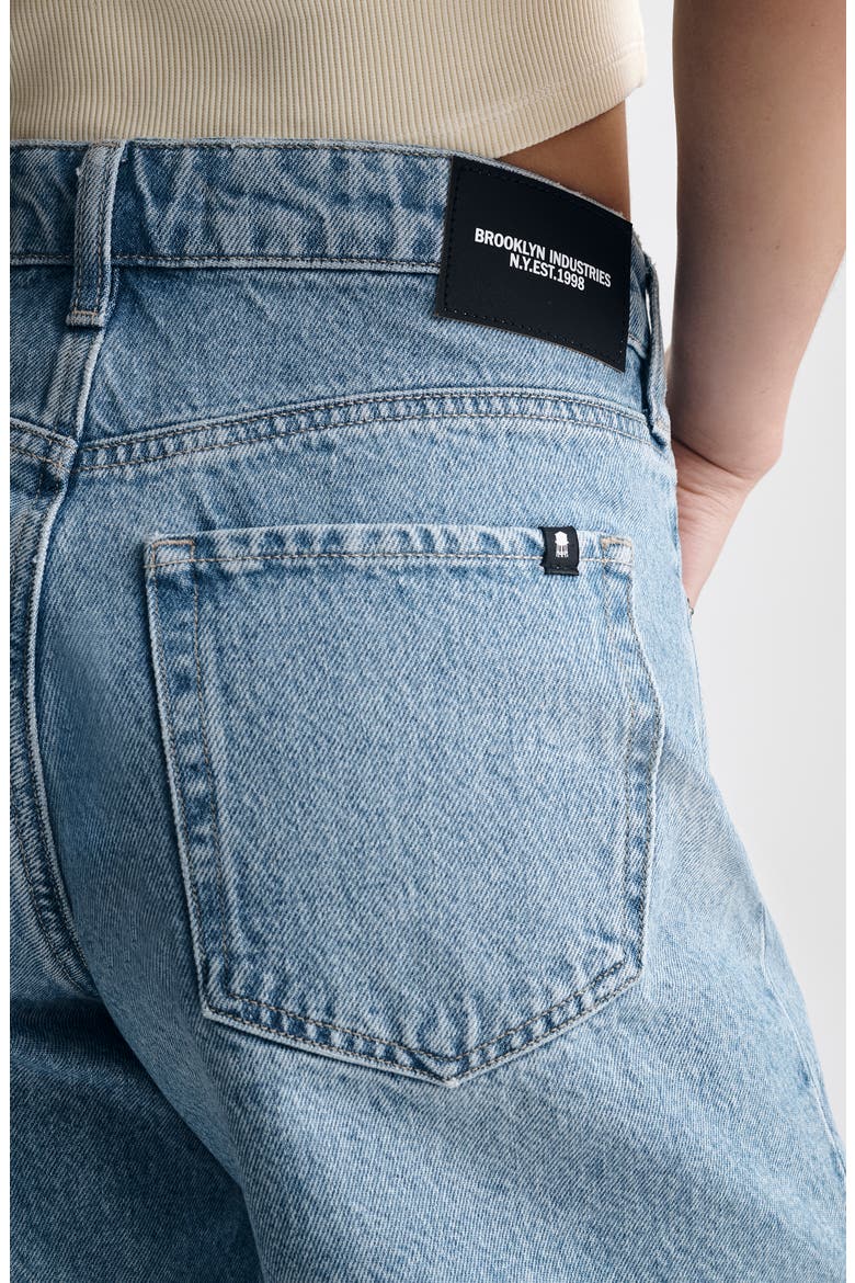 High Waist Denim Shorts, Alternate, color, BLEACHED EVERYDAY DE
