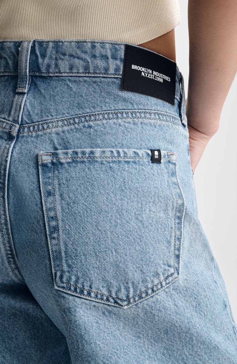 Brooklyn Industries High Waist Denim Shorts, Alternate, color, Bleached Everyday De