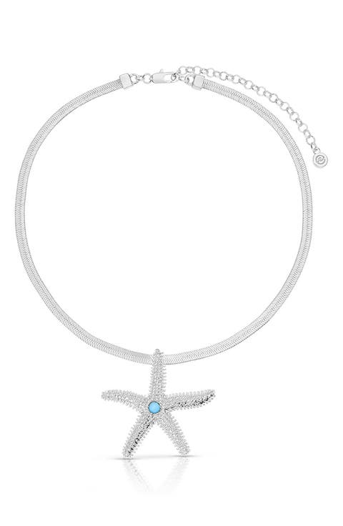 Mermaid Cove Starfish Pendant Necklace