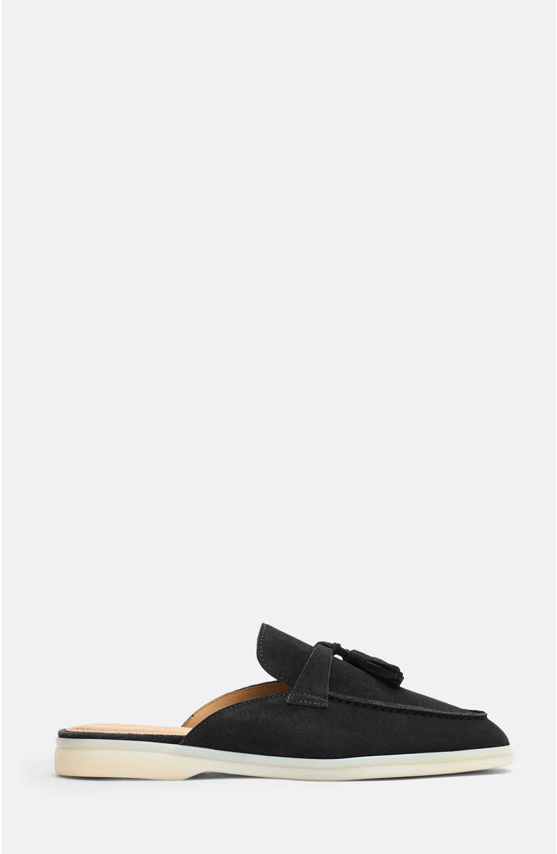SCAROSSO Lucrezia Mules, Alternate, color, Black Edit - Suede