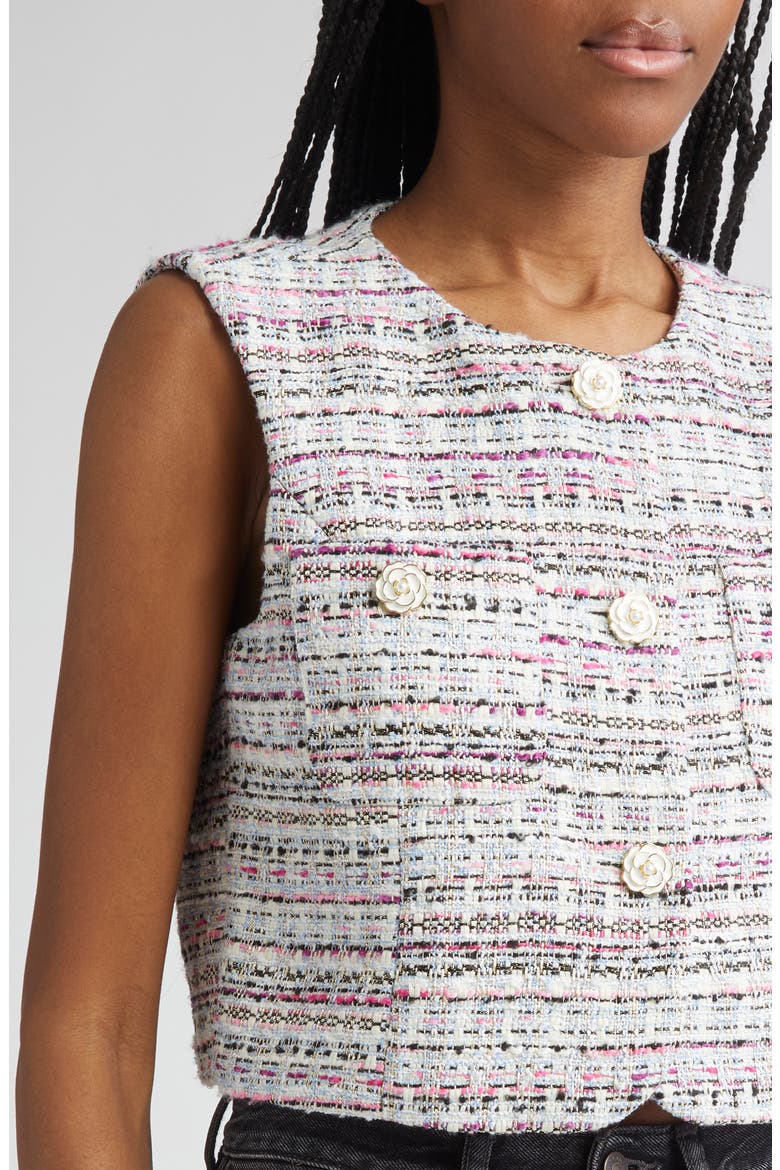 Auden Tweed Vest, Alternate, color, VIBRANT PLUM MULTI