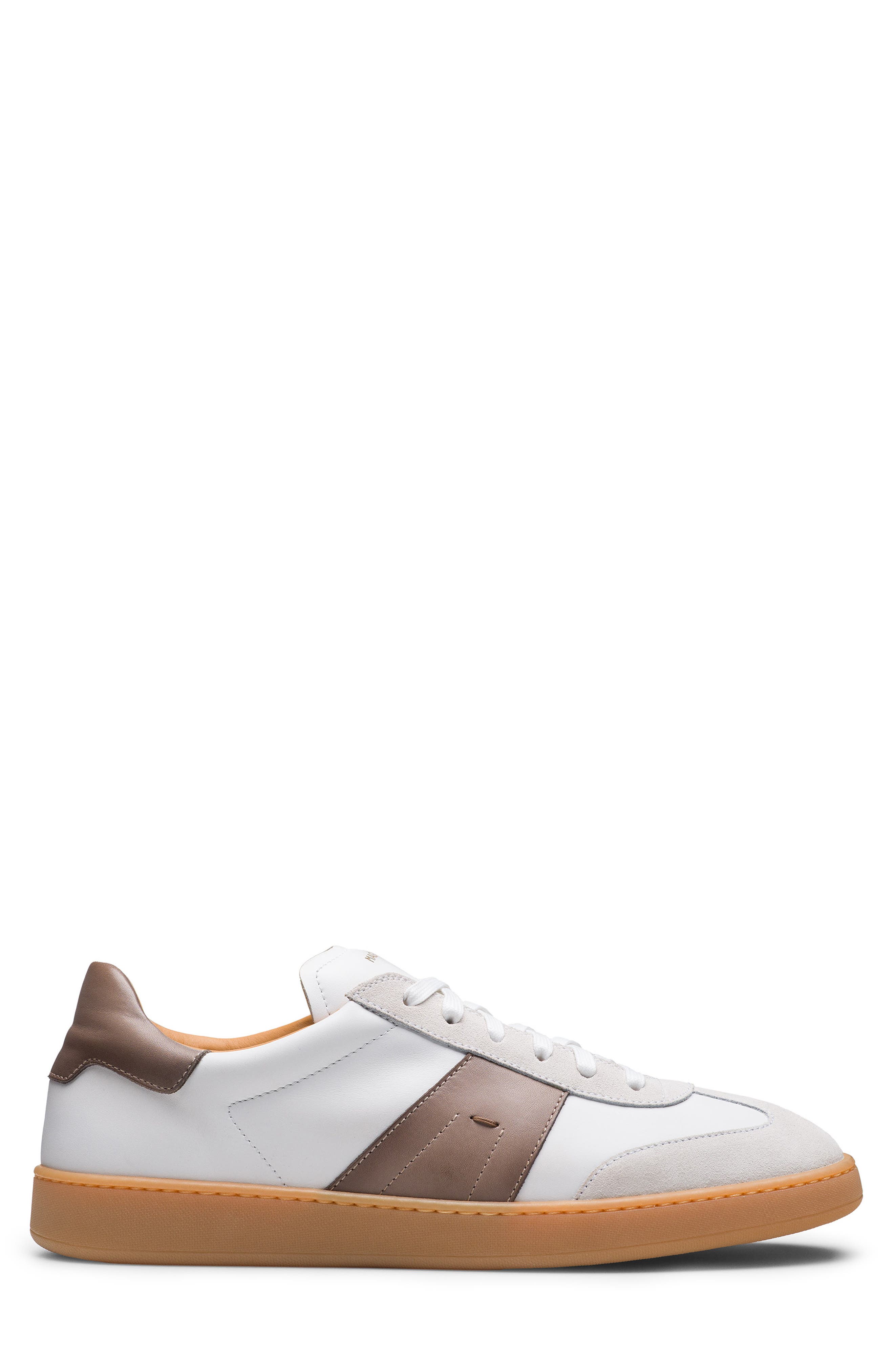 Magnanni Primera Sneaker, Alternate, color, White And Bonednu
