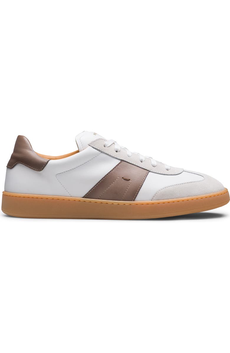 Magnanni Primera Sneaker, Alternate, color, White And Bonednu