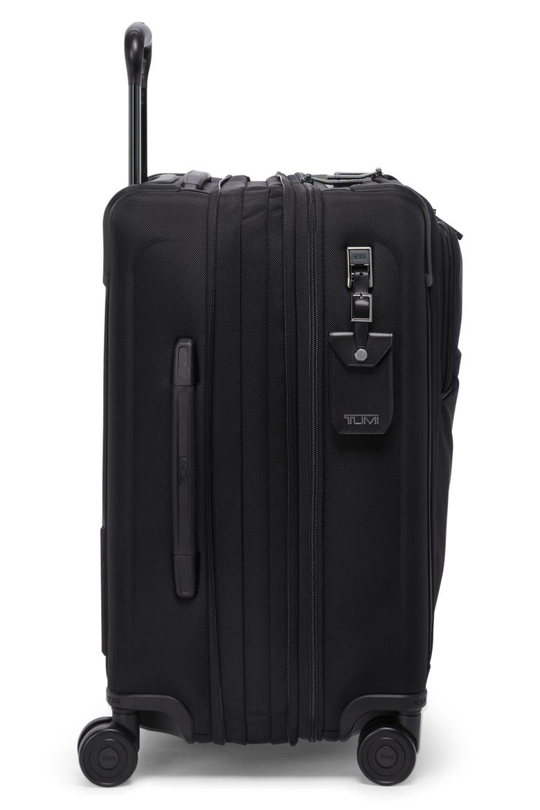 Alpha Large Dual Access Expandable Carry-On, Alternate, color, BLACK