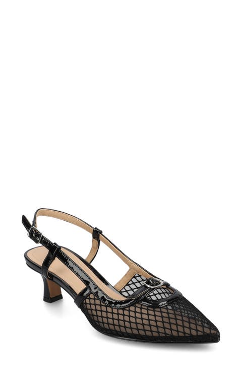 Padma Slingback Kitten Heel Pump - Wide Width Available (Women)