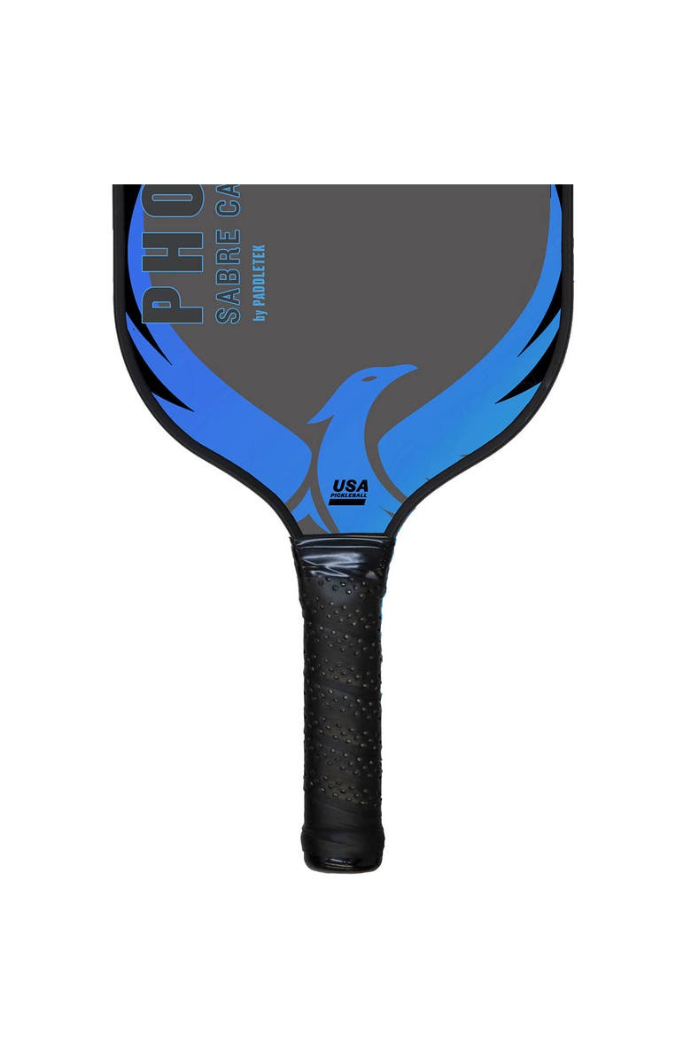 Paddletek Phoenix Genesis Sabre Carbon Pickleball Paddle, Alternate, color, Riptide Blue