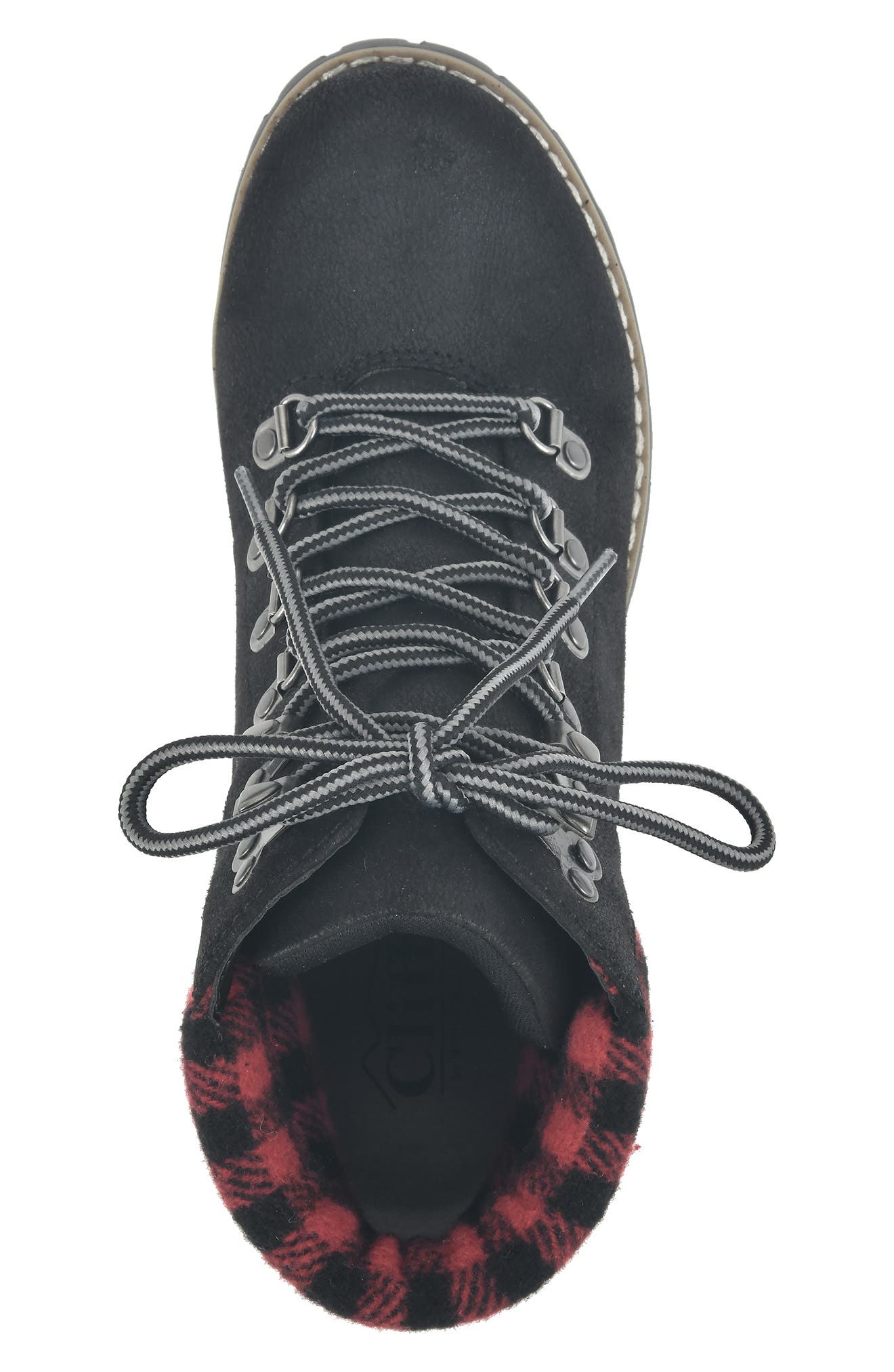 CLIFFS BY WHITE MOUNTAIN Pathfield Knit Collar Lace-Up Boot, Alternate, color, 