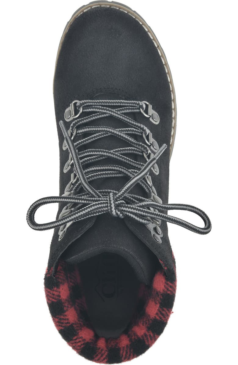 CLIFFS BY WHITE MOUNTAIN Pathfield Knit Collar Lace-Up Boot, Alternate, color,