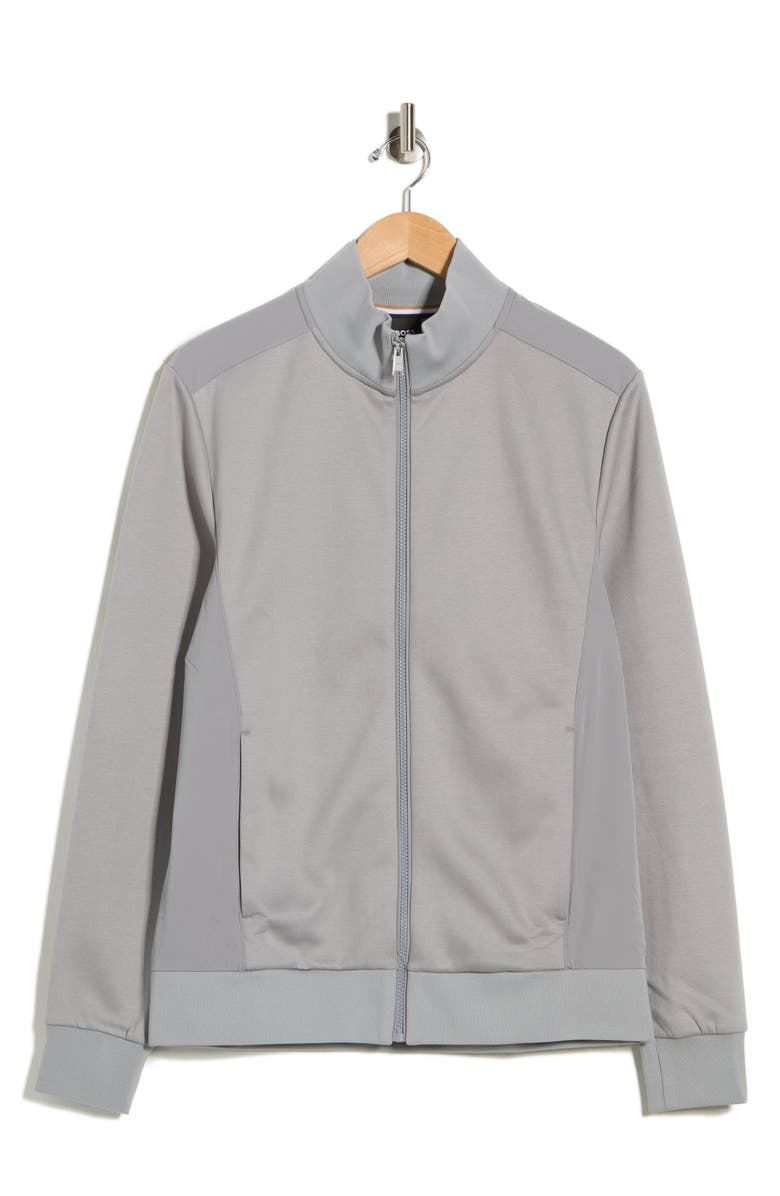 BOSS Shepherd Zip Jacket, Alternate, color, Silver Grey