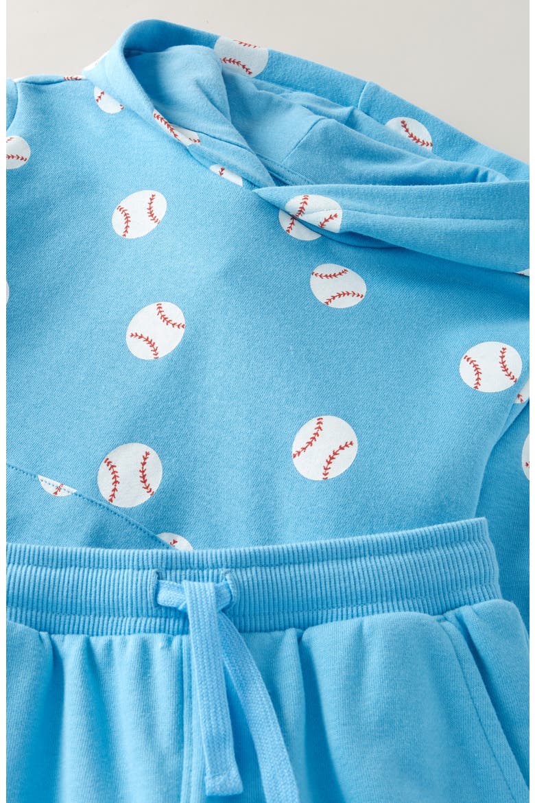 Kids' Kids' Print Sweatshirt & Sweatpants Set, Alternate, color, BLUE COVE BASEBALL DOT- BLUE