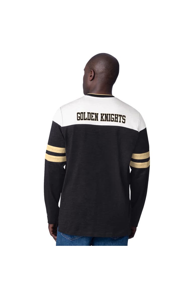 Men's Starter  Black Vegas Golden Knights Blitz Durene Long Sleeve T-Shirt, Alternate, color, Black