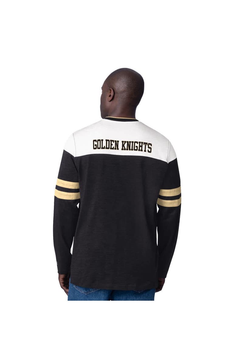 STARTER Men's Starter  Black Vegas Golden Knights Blitz Durene Long Sleeve T-Shirt, Alternate, color, Black