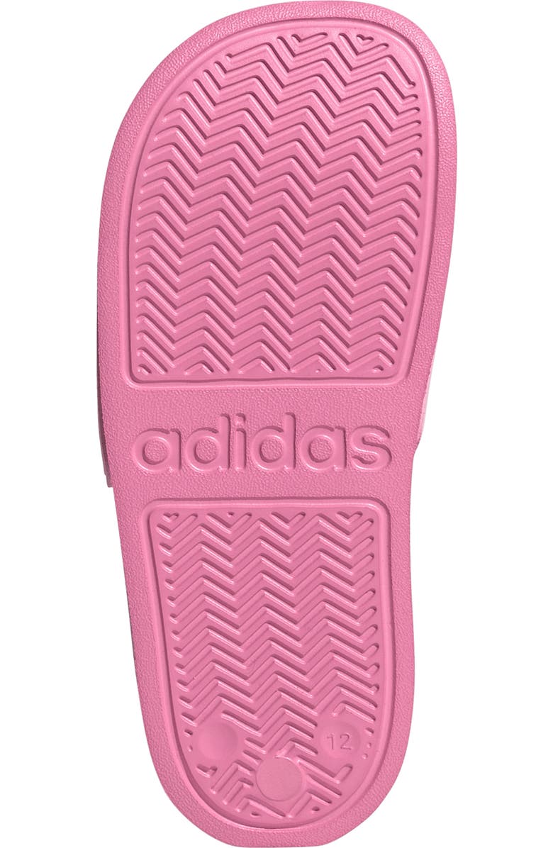 adidas Kids' Adilette Slide Sandal, Alternate, color, Pink/ White/ Clear Pink