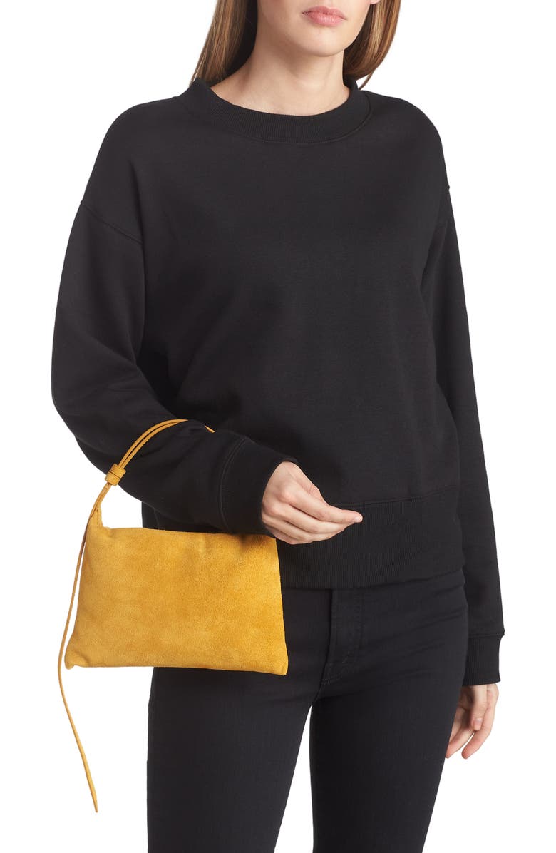 Simon Miller Mini Puffin Suede Bag, Alternate, color,