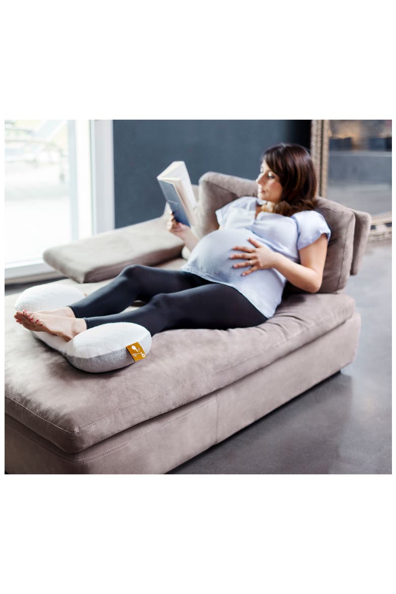 Multiuse Ergonomic Maternity Pillow, Alternate, color, SOFT WHITE