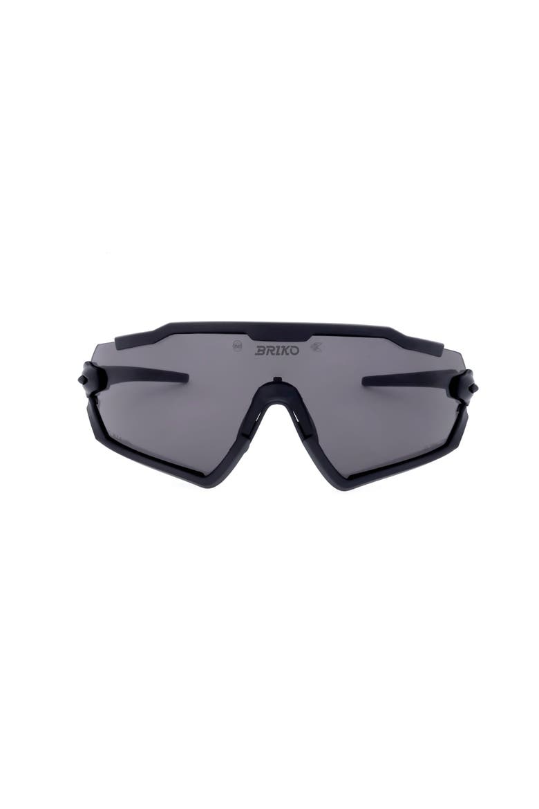 Shield Sport Sunglasses, Main, color, Black