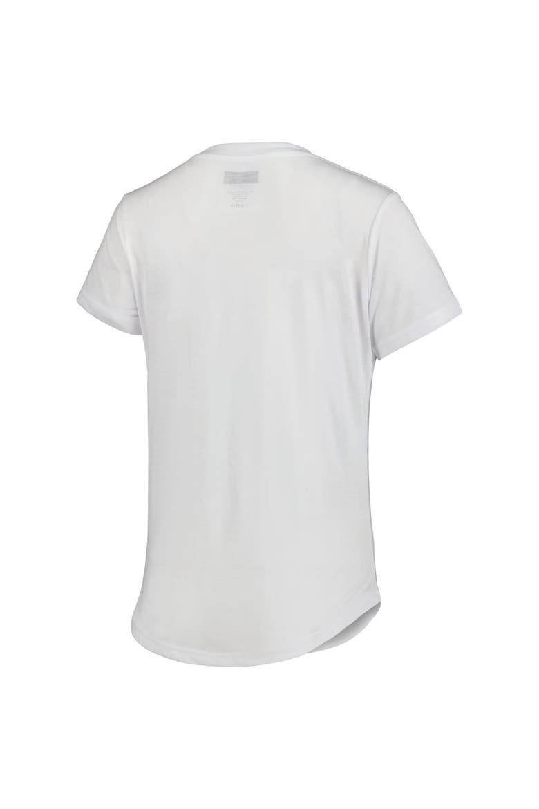Women's Concepts Sport White/Charcoal New Orleans Saints Sonata T-Shirt & Leggings Sleep Set, Alternate, color, White