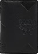 MCM Aren Bifold Card Wallet in Maxi Monogram Leather