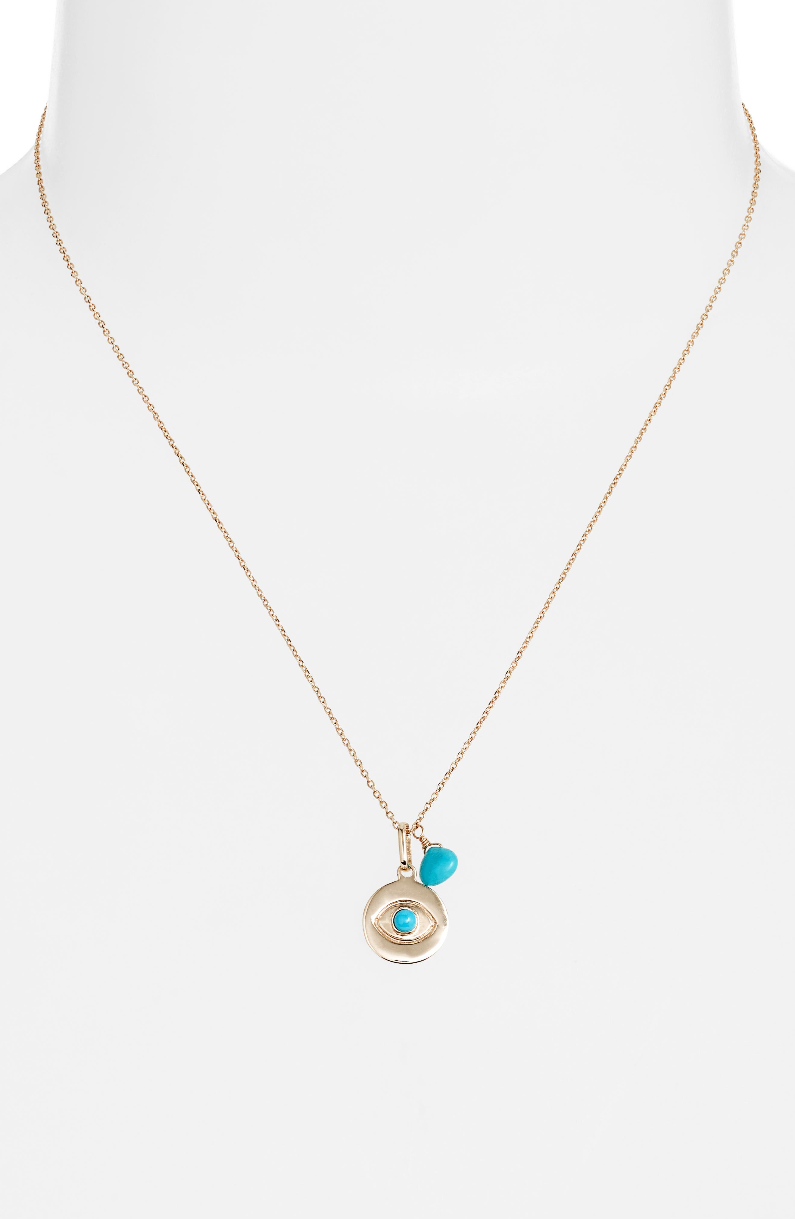 Anzie Evil Eye Pendant Necklace (Women) | Nordstrom