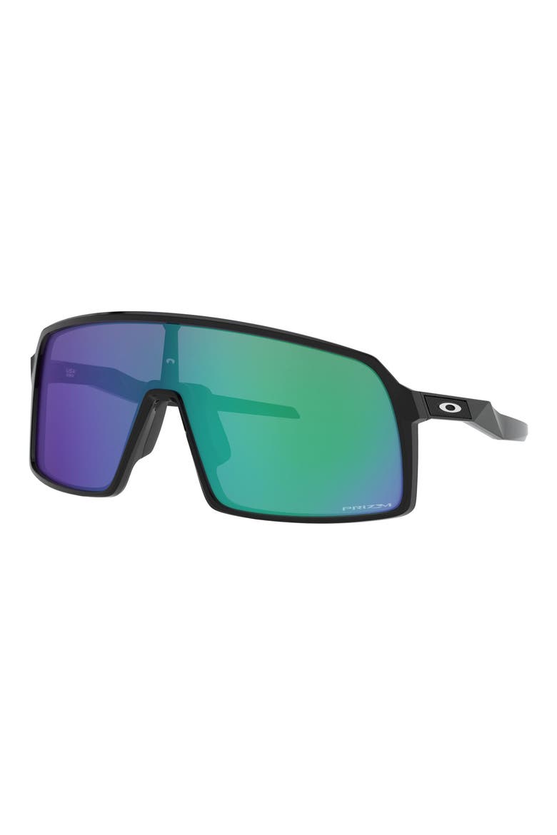 Sutro Prizm 60mm Shield Sunglasses, Alternate, color, BLACK / TEAL