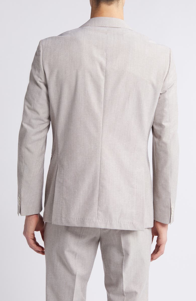 BOSS Hutson Mélange Cotton & Wool Blend Sport Coat, Alternate, color,