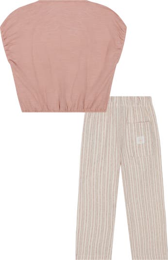 Kids' Cap Sleeve Top & Pants Set