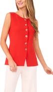 Ted Baker Sleeveless Button-Up Shirt